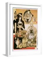 Illustration For the Poem Pro Eto, by Vladimir Mayakovsky-Alexander Rodchenko-Framed Giclee Print