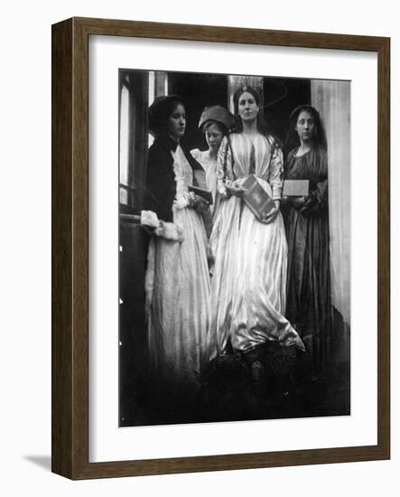 Illustration for 'The Princess' by Alfred, Lord Tennyson, 1875 (Albumen Print)-Julia Margaret Cameron-Framed Giclee Print