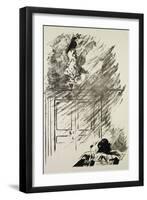 Illustration for "The Raven," by Edgar Allen Poe, 1875-Edouard Manet-Framed Giclee Print