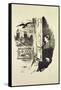 Illustration for 'The Raven', by Edgar Allen Poe, 1875-Edouard Manet-Framed Stretched Canvas