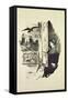 Illustration for 'The Raven', by Edgar Allen Poe, 1875-Edouard Manet-Framed Stretched Canvas