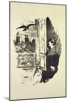 Illustration for 'The Raven', by Edgar Allen Poe, 1875-Edouard Manet-Mounted Giclee Print