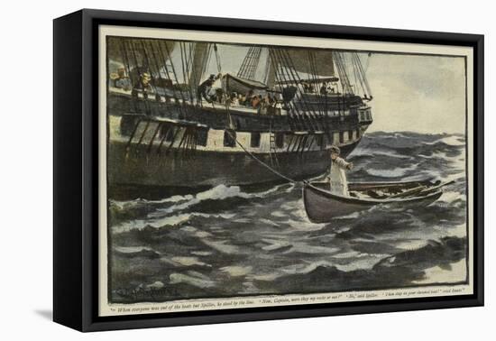 Illustration for the Rehabilitation of the Vigia-Charles Napier Hemy-Framed Stretched Canvas