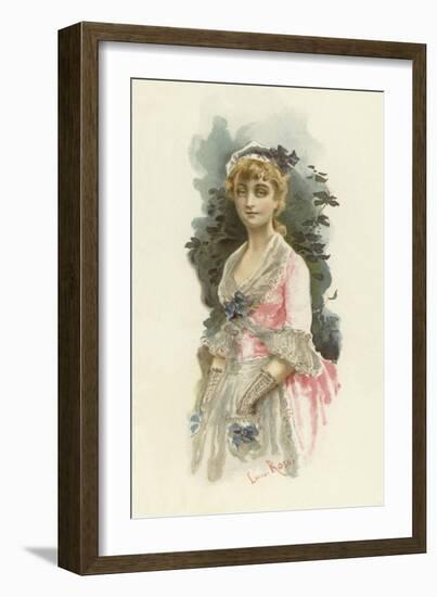 Illustration for the School for Scandal-Lucius Rossi-Framed Giclee Print