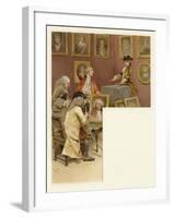 Illustration for the School for Scandal-Lucius Rossi-Framed Giclee Print