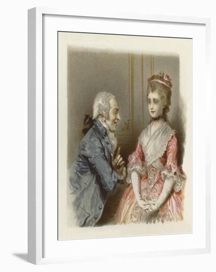 Illustration for the School for Scandal-Lucius Rossi-Framed Giclee Print