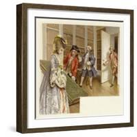 Illustration for the School for Scandal-Lucius Rossi-Framed Giclee Print