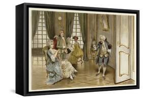 Illustration for the School for Scandal-Lucius Rossi-Framed Stretched Canvas