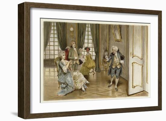 Illustration for the School for Scandal-Lucius Rossi-Framed Giclee Print