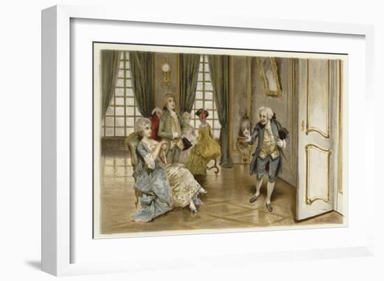 Illustration for the School for Scandal-Lucius Rossi-Framed Giclee Print