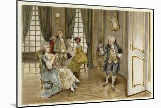 Illustration for the School for Scandal-Lucius Rossi-Mounted Giclee Print