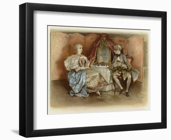 Illustration for the School for Scandal-Lucius Rossi-Framed Giclee Print