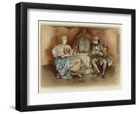 Illustration for the School for Scandal-Lucius Rossi-Framed Giclee Print