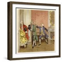 Illustration for the School for Scandal-Lucius Rossi-Framed Giclee Print