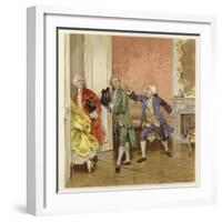 Illustration for the School for Scandal-Lucius Rossi-Framed Giclee Print