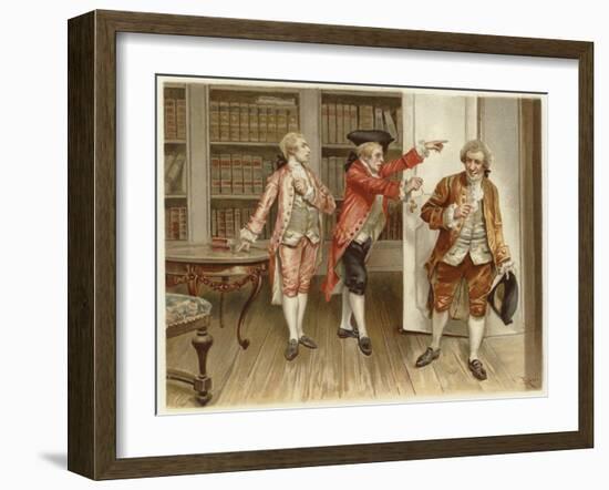 Illustration for the School for Scandal-Lucius Rossi-Framed Giclee Print