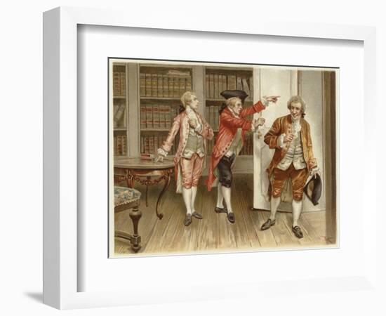 Illustration for the School for Scandal-Lucius Rossi-Framed Giclee Print