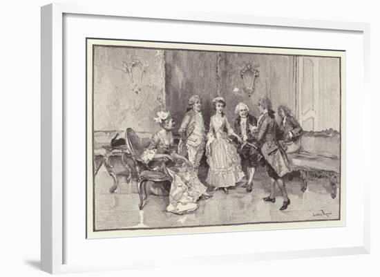 Illustration for the School for Scandal-Lucius Rossi-Framed Giclee Print