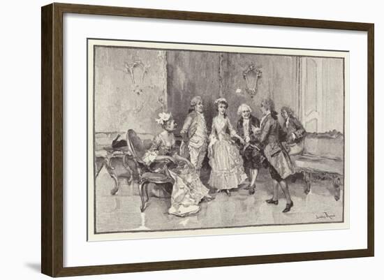 Illustration for the School for Scandal-Lucius Rossi-Framed Giclee Print