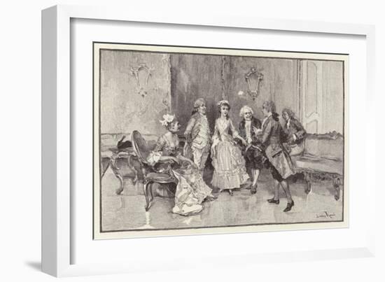 Illustration for the School for Scandal-Lucius Rossi-Framed Giclee Print