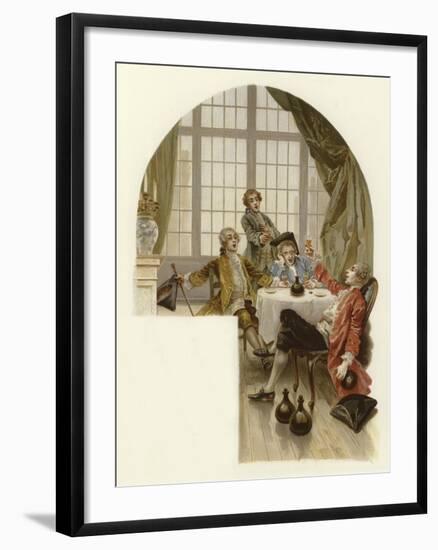 Illustration for the School for Scandal-Lucius Rossi-Framed Giclee Print