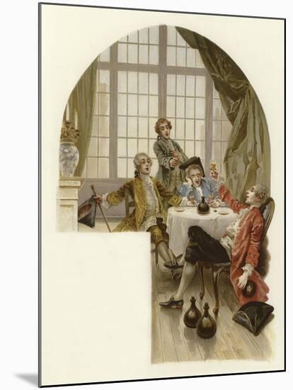 Illustration for the School for Scandal-Lucius Rossi-Mounted Giclee Print