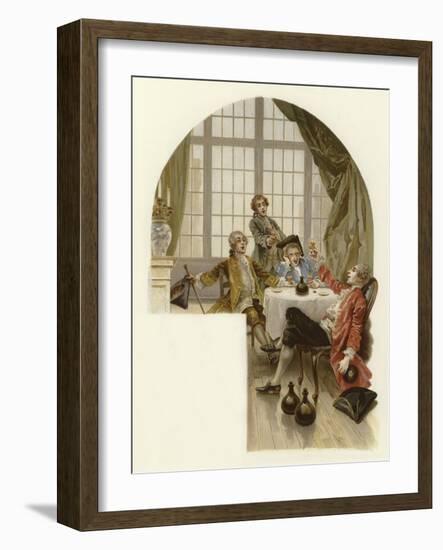 Illustration for the School for Scandal-Lucius Rossi-Framed Giclee Print