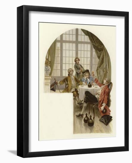 Illustration for the School for Scandal-Lucius Rossi-Framed Giclee Print