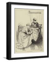 Illustration for the Story of a Nurse-Mary L. Gow-Framed Giclee Print