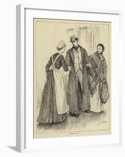 Illustration for the Story of a Nurse-Mary L. Gow-Framed Giclee Print