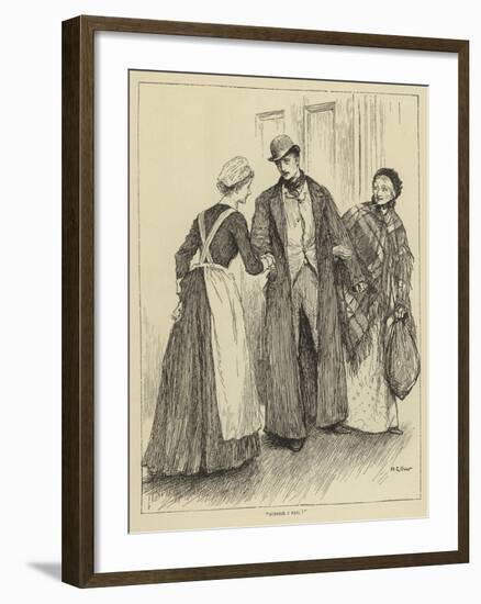 Illustration for the Story of a Nurse-Mary L. Gow-Framed Giclee Print