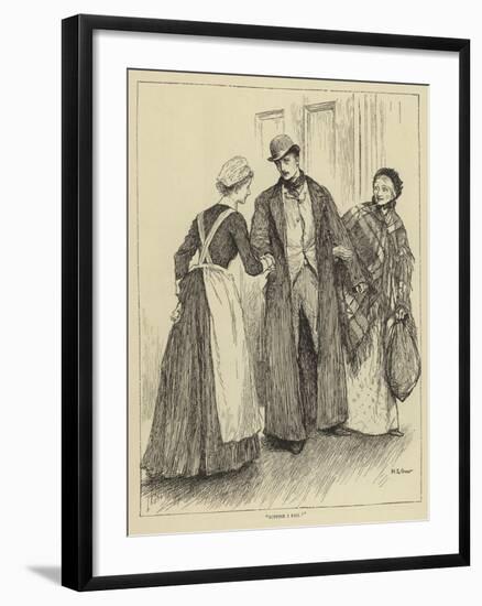 Illustration for the Story of a Nurse-Mary L. Gow-Framed Giclee Print