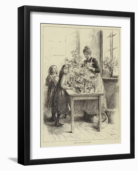 Illustration for the Story of a Nurse-Mary L. Gow-Framed Giclee Print