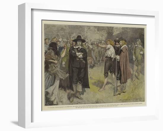 Illustration for the Vengeance of Dungarvan-William Hatherell-Framed Giclee Print