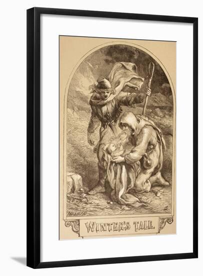 Illustration for the Winter's Tale, from 'The Illustrated Library Shakespeare', Published London…-Sir John Gilbert-Framed Giclee Print