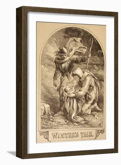 Illustration for the Winter's Tale, from 'The Illustrated Library Shakespeare', Published London…-Sir John Gilbert-Framed Giclee Print