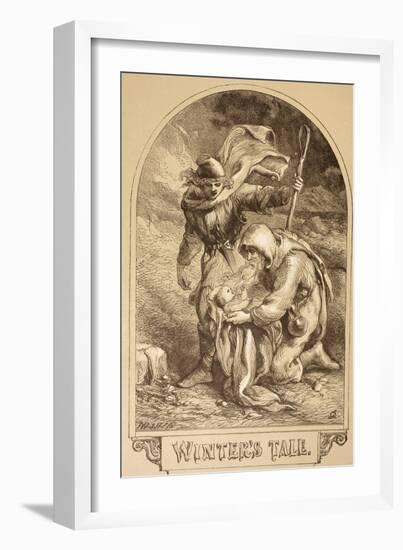 Illustration for the Winter's Tale, from 'The Illustrated Library Shakespeare', Published London…-Sir John Gilbert-Framed Giclee Print