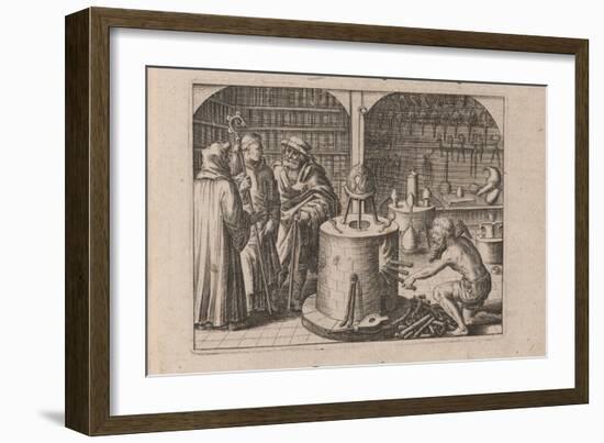 Illustration for Tripvs Avrevs, Hoc Est, Tres Tractatvs Chymici Selectissimi.., 1618-Theodor de Bry-Framed Giclee Print