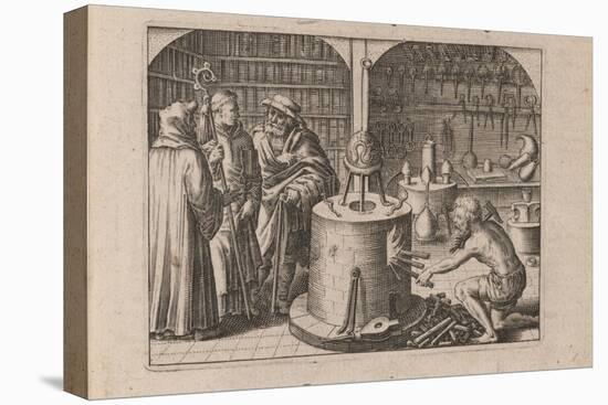 Illustration for Tripvs Avrevs, Hoc Est, Tres Tractatvs Chymici Selectissimi.., 1618-Theodor de Bry-Stretched Canvas