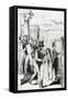 Illustration for Vanity Fair-William Makepeace Thackeray-Framed Stretched Canvas