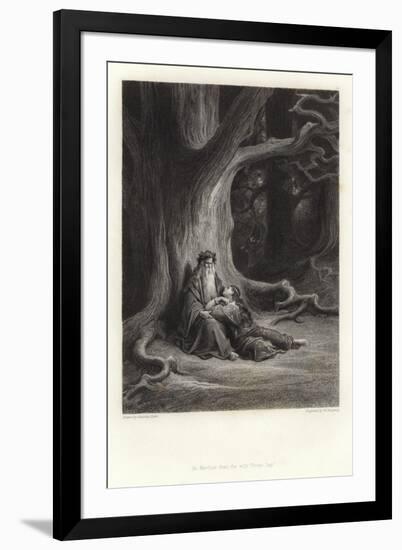 Illustration for Vivien by Alfred Tennyson-Gustave Doré-Framed Giclee Print