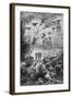 Illustration from "20,000 Leagues under the Sea"-Alphonse Marie de Neuville-Framed Giclee Print