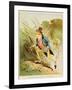 Illustration from 'A Frog He Would A-Wooing Go'-Randolph Caldecott-Framed Giclee Print
