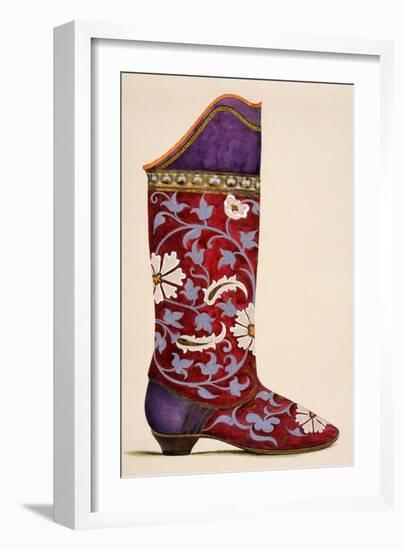 Illustration from a Portfolio of Watercolours of Shoes-null-Framed Giclee Print
