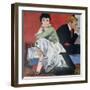 Illustration from a Women's Magazine, 1950-null-Framed Giclee Print