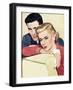 Illustration from a Women's Magazine, 1951-null-Framed Giclee Print