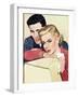 Illustration from a Women's Magazine, 1951-null-Framed Giclee Print