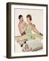 Illustration from a Women's Magazine. 1959-null-Framed Giclee Print