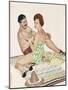 Illustration from a Women's Magazine. 1959-null-Mounted Giclee Print