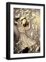 Illustration from 'Alice's Adventures in Wonderland' by Lewis Carroll-Arthur Rackham-Framed Giclee Print